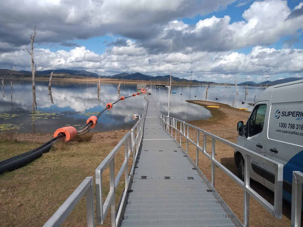 Design Outcome of Floating Walkway at Kilcoy Dam